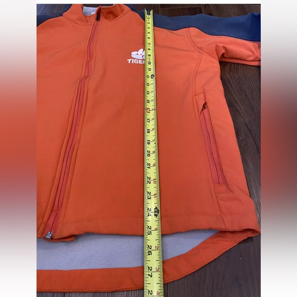 Clemson Tigers Men’s L Fleece Lined Jacket Orange/Gray Pro Edge Knights Apparel - Picture 9 of 14